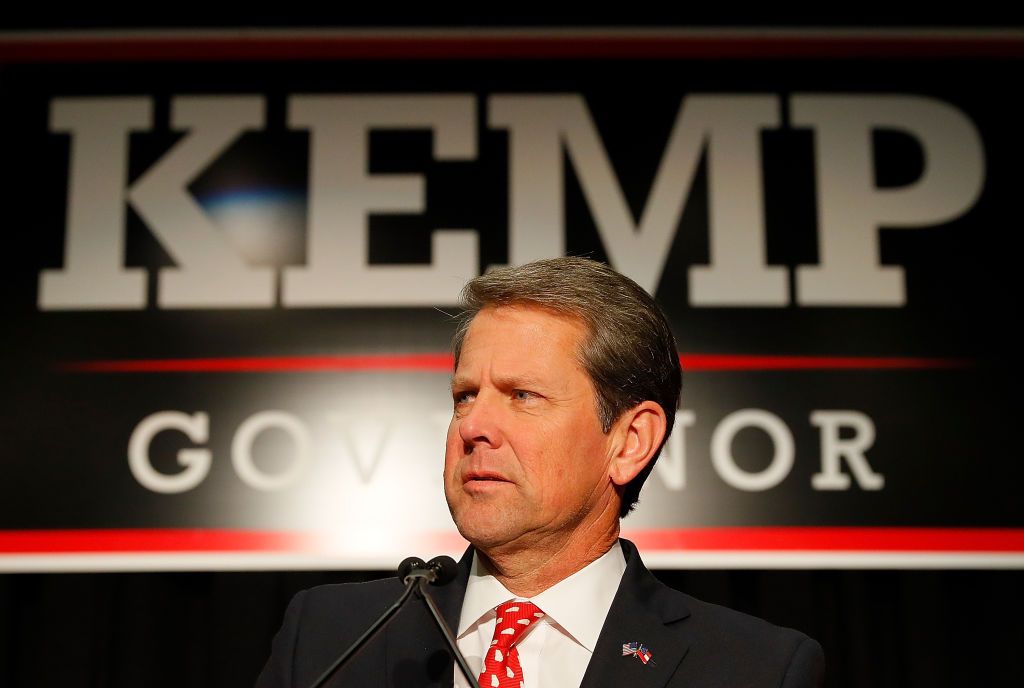 Brian Kemp. 