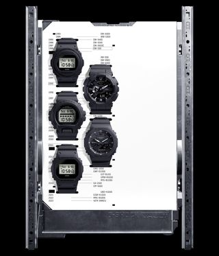 black g-shock watches