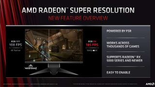 AMD Radeon Super Resolution images