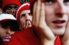 nervous football fans