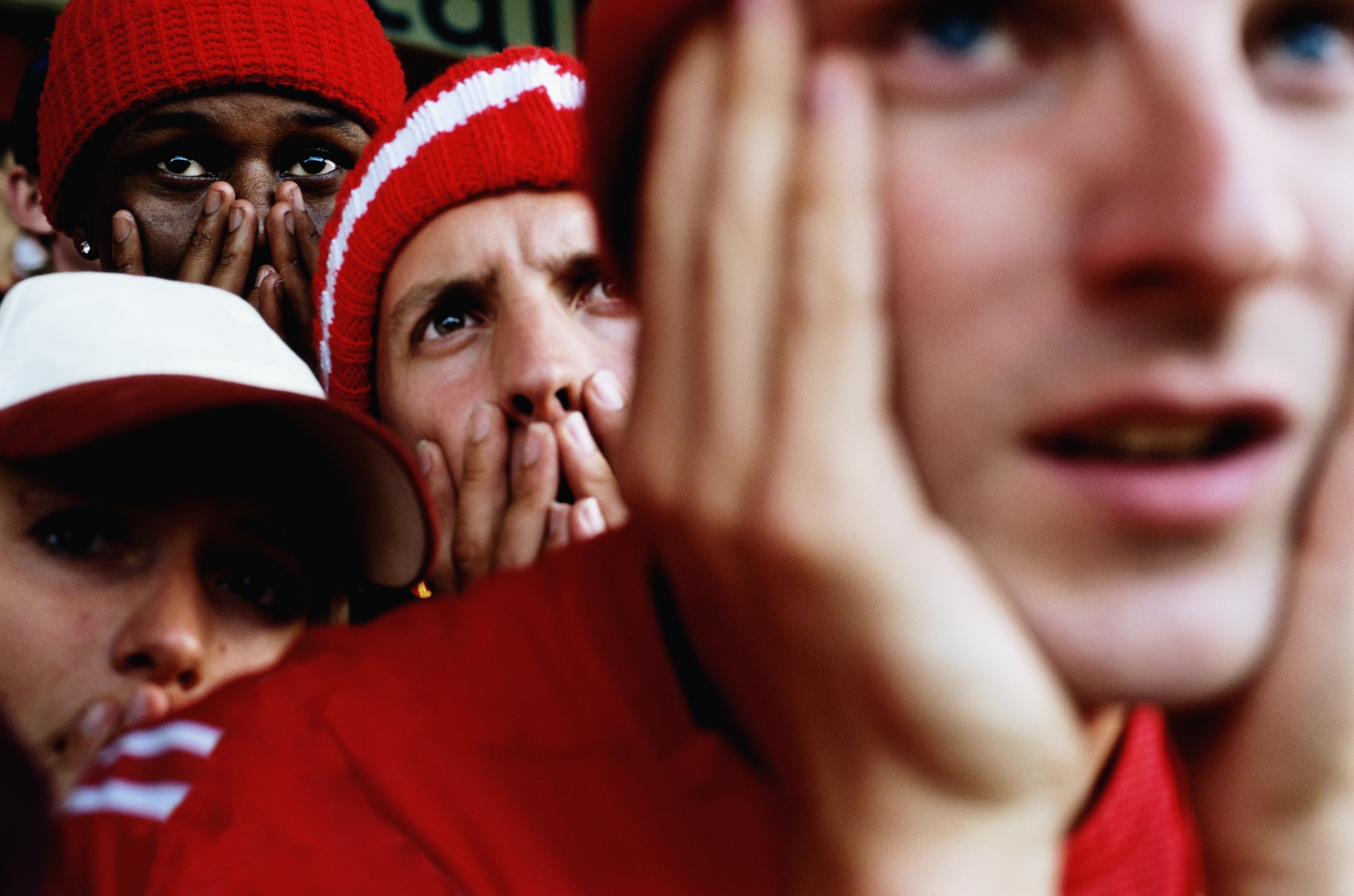 nervous football fans
