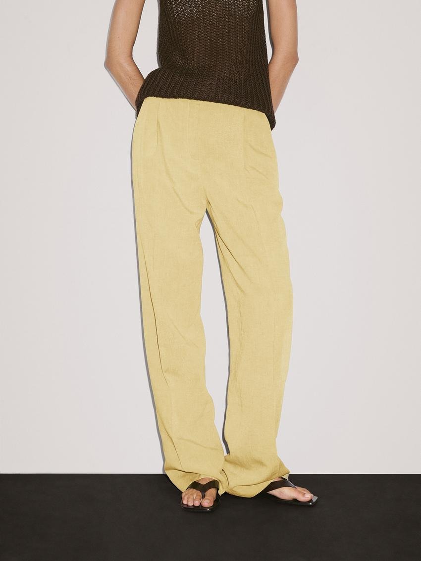 Suit Trousers With Dart Detail