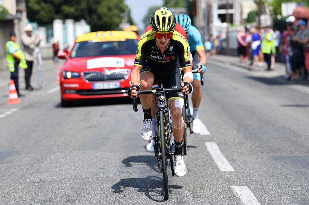 Adam Yates (Mitchelton-Scott) went deep to be in the break