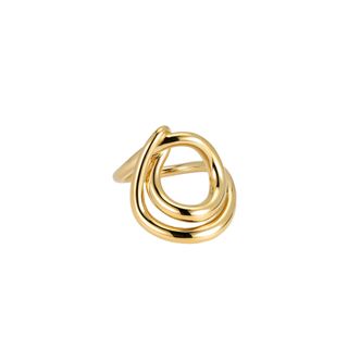 18k Gold Vermeil Bague Lasso Ring