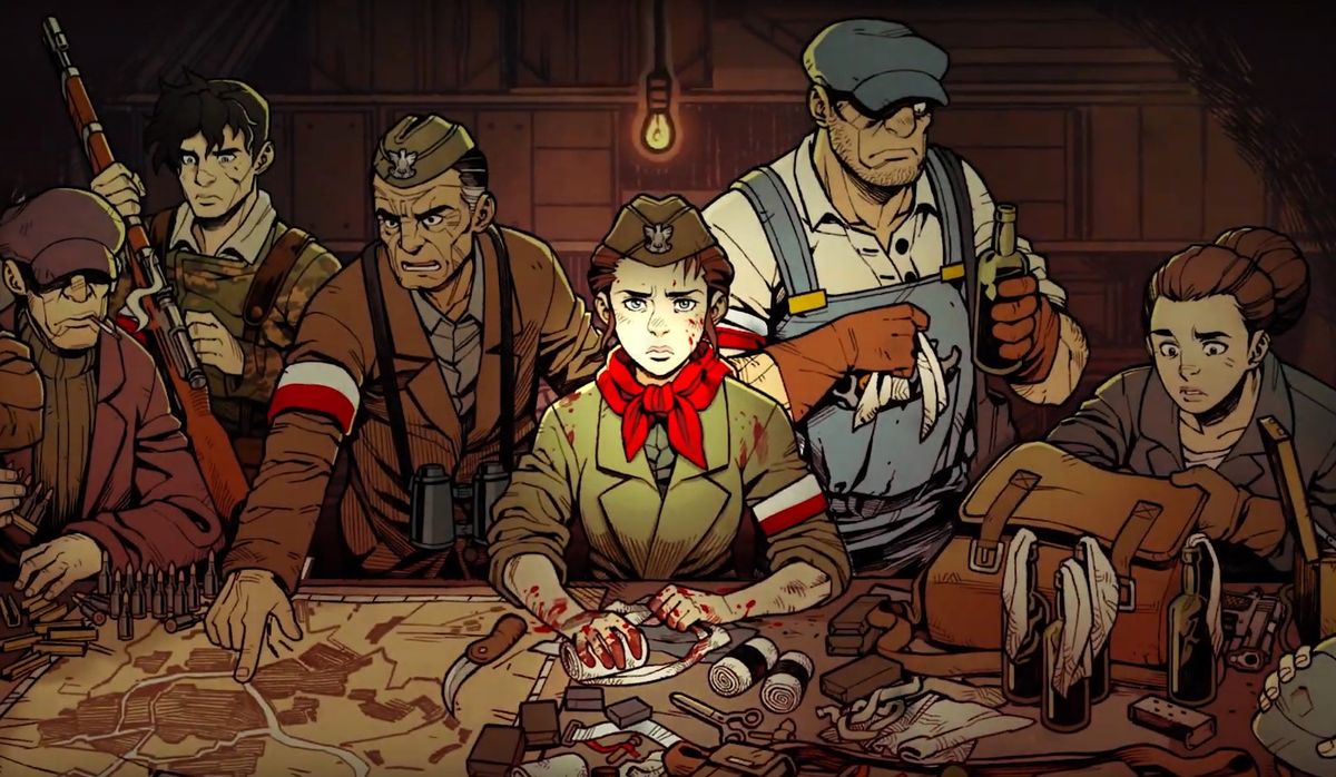 Warsaw, the World War 2 strategy-RPG that looks like Darkest Dungeon, is now on Steam