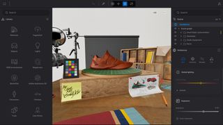 Twinmotion 2023.2 review; a shoe rendered in a visualiser