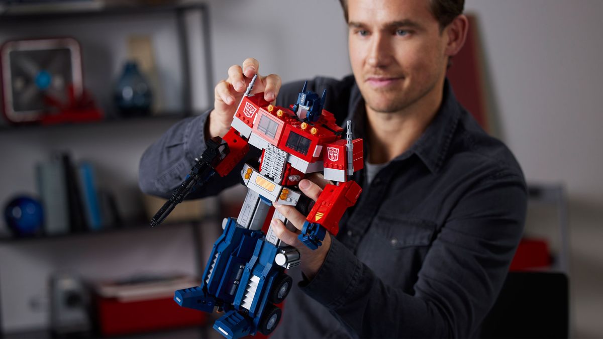 Lego Optimus Prime model