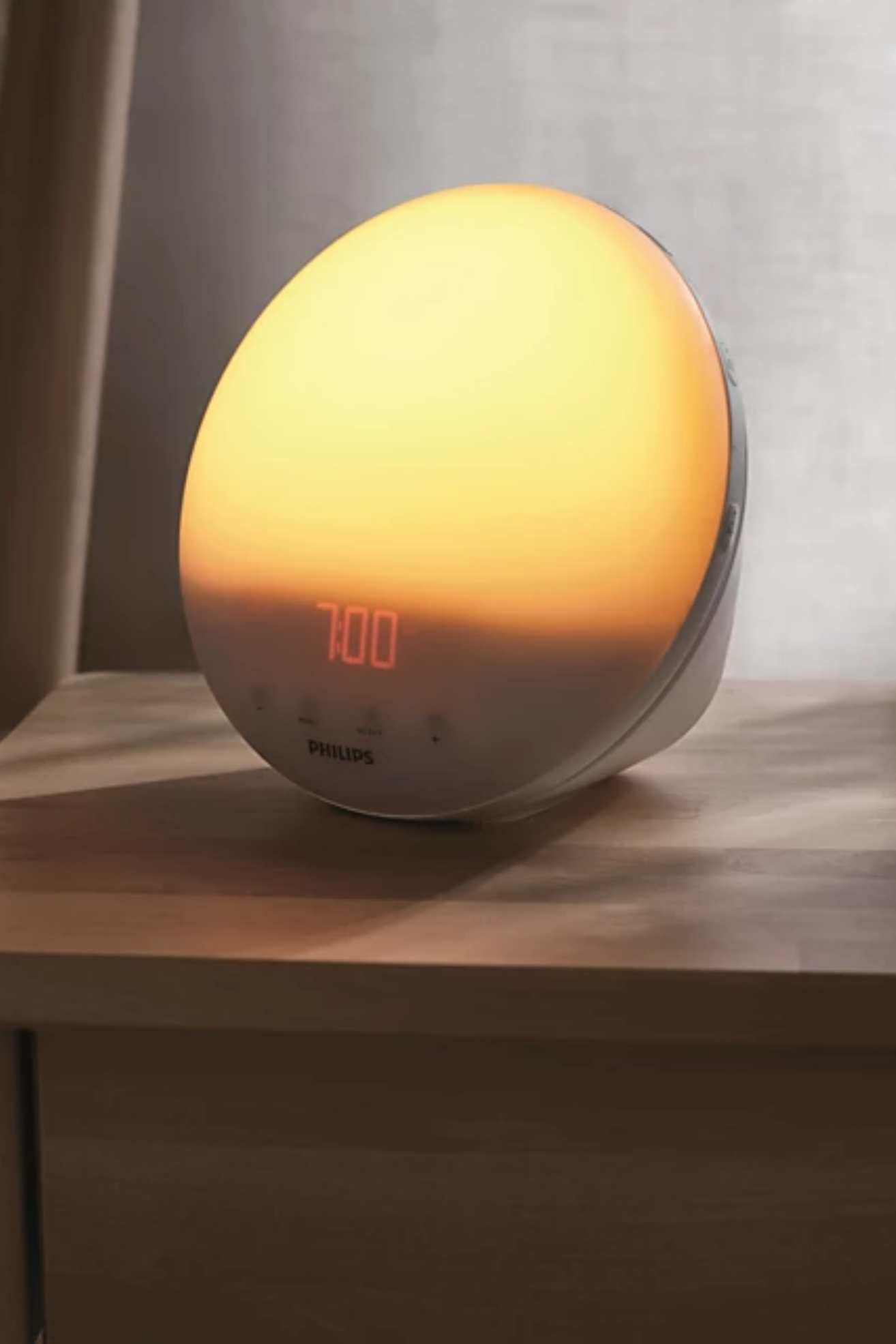 A wake up lamp