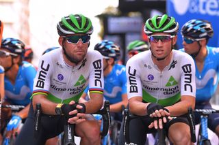 Mark Renshaw (right) with teammate of nine years, Mark Cavendish