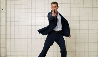 Casino Royale Daniel Craig aims his gun at the camera