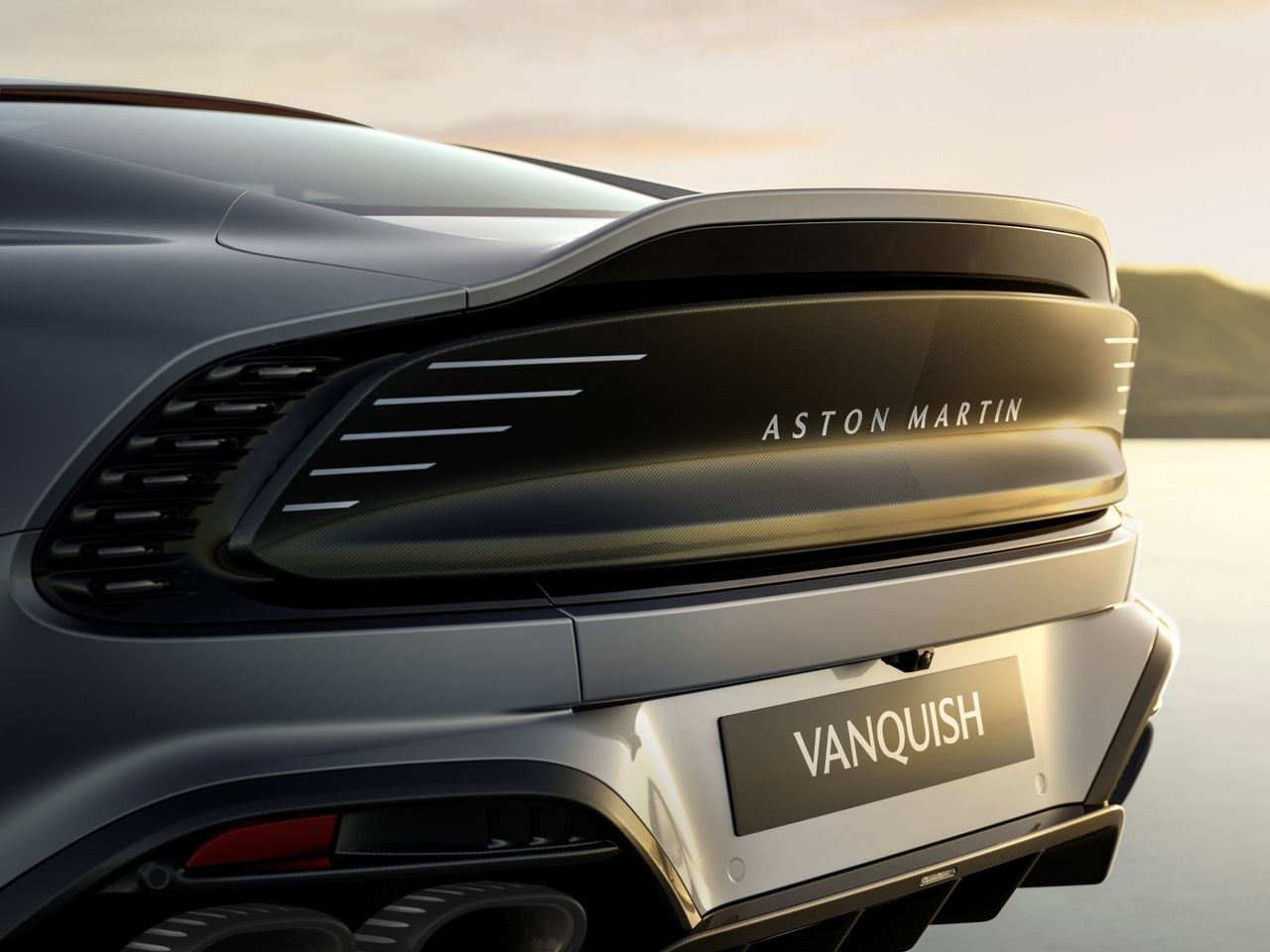 Exterior design details of the Vanquish 25