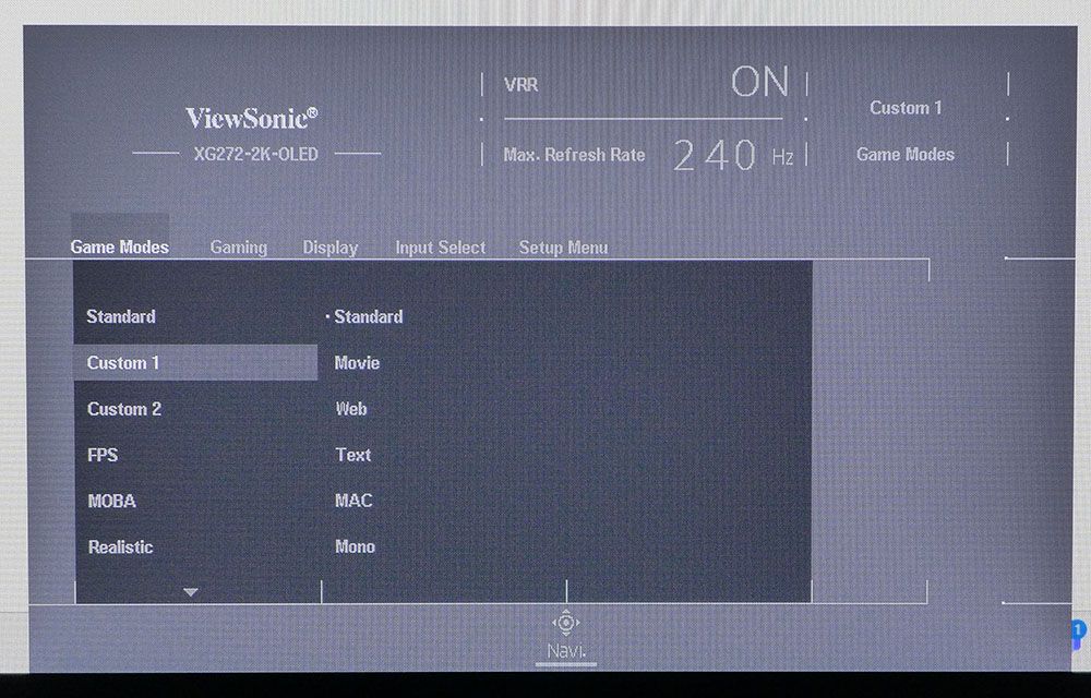 ViewSonic XG272-2K-OLED