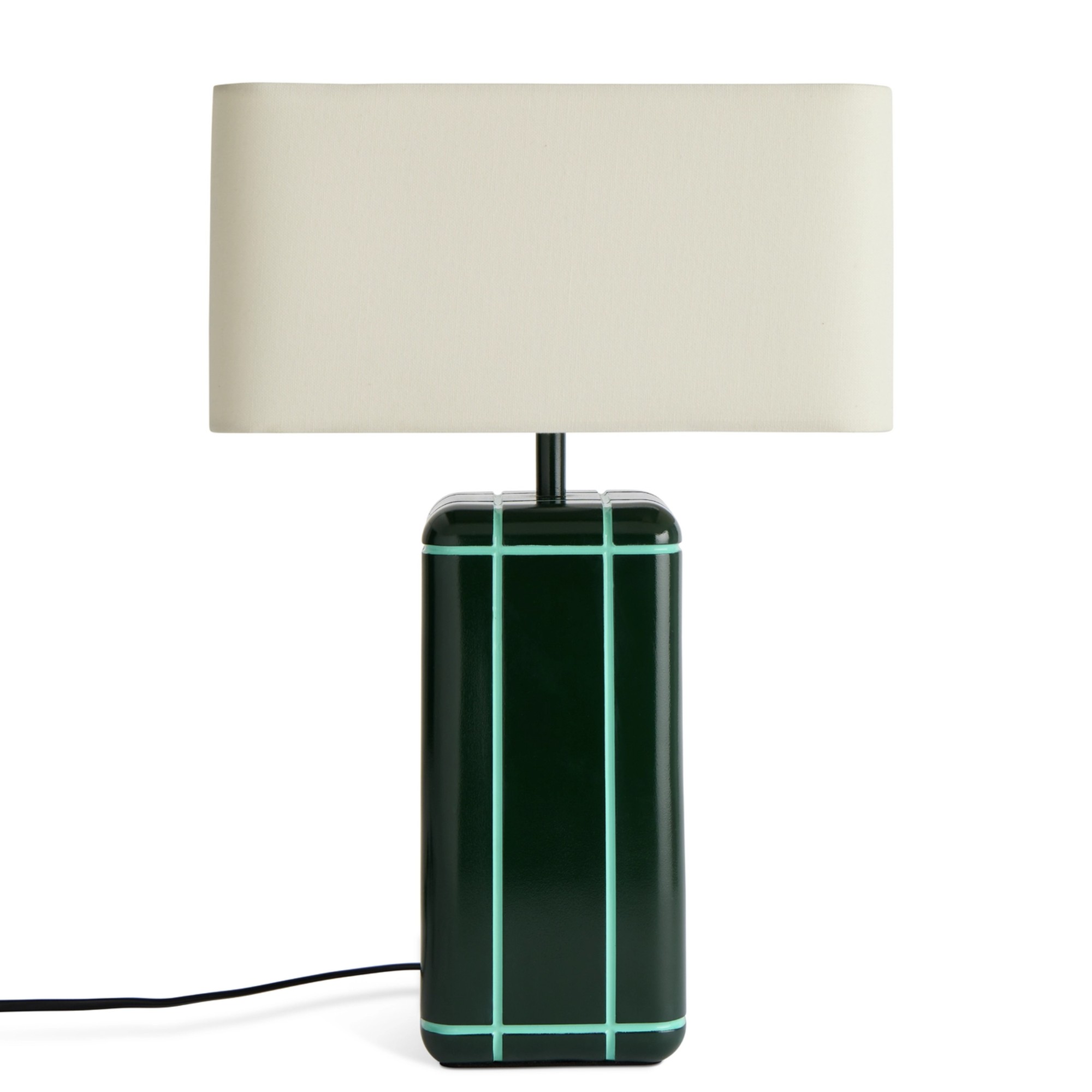Habitat Metro Large Table Lamp - Dark Green