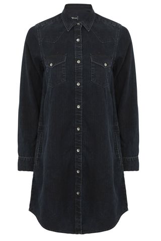 110123 - Dark wash denim shirt dress - £44new.jpg