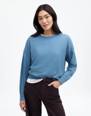 MW, Cashmere Relaxed Crewneck Sweater