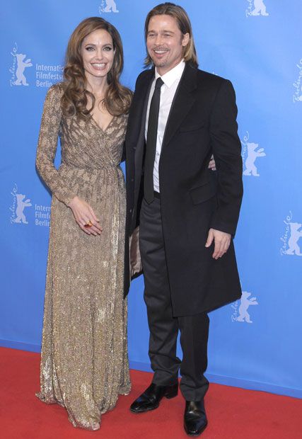 brad pitt, angelina jolie, the land of blood and honey, film premiere, berlin film festival 