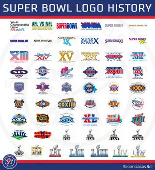 super bowl logos