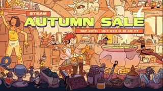 A screenshot of the banner for the Steam Autumn Sale event in 2025.