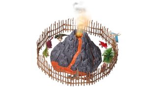Volcano Dinosaur Playset, one of w&h's picks for Christmas gifts for kids