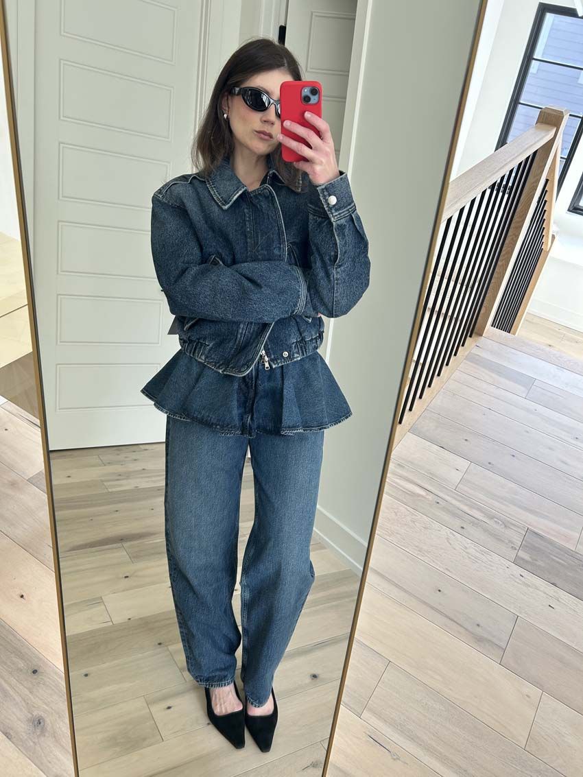 Agolde Peplum Jeans