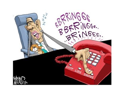 Middle East: Obama's finger on the trigger