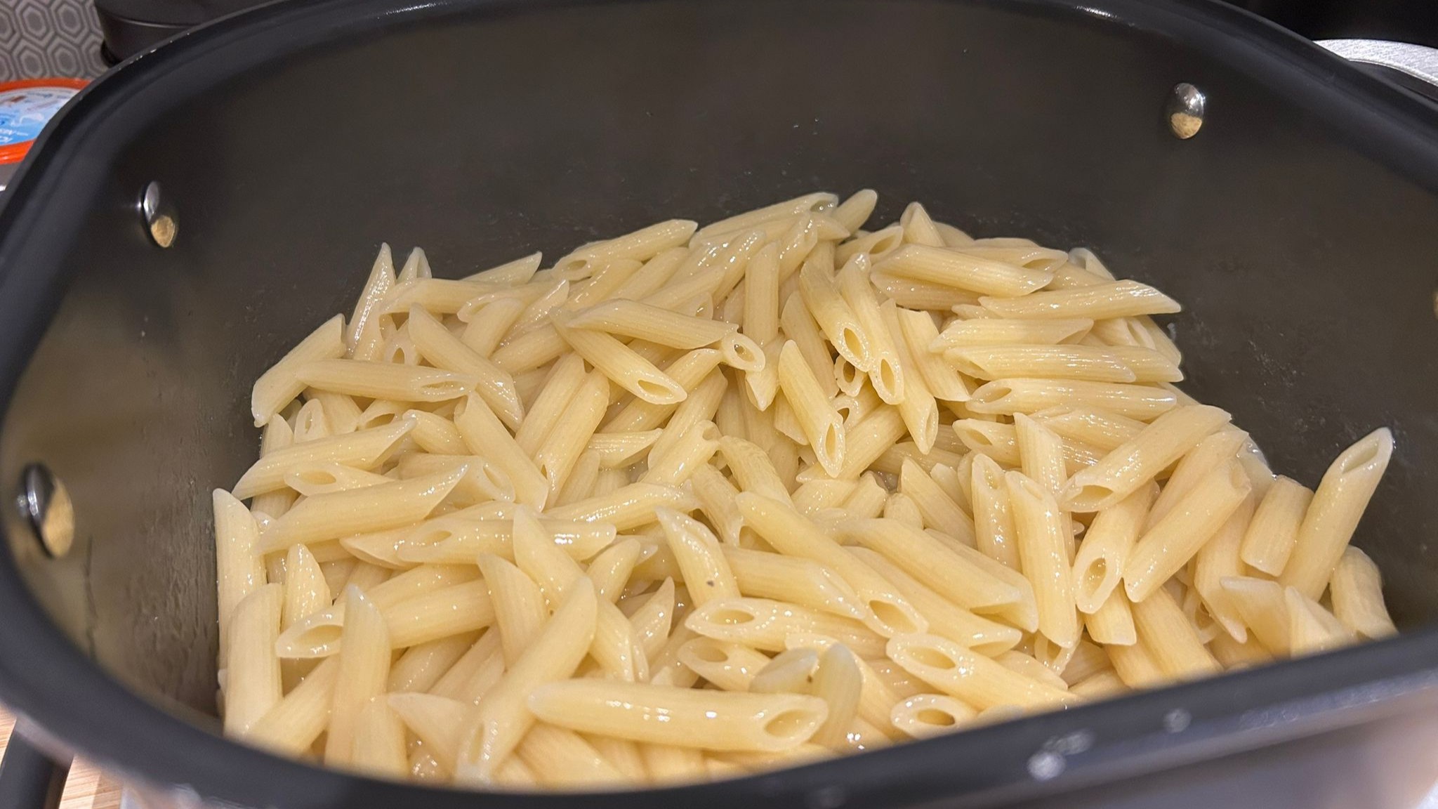 Pasta cooked using Ninja Foodi PossibleCooker