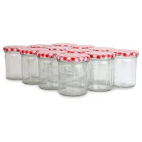 Glass Jam Jars Set of 12 - View at Amazon