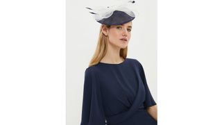 Coast Organza Bow and Feather Fascinator