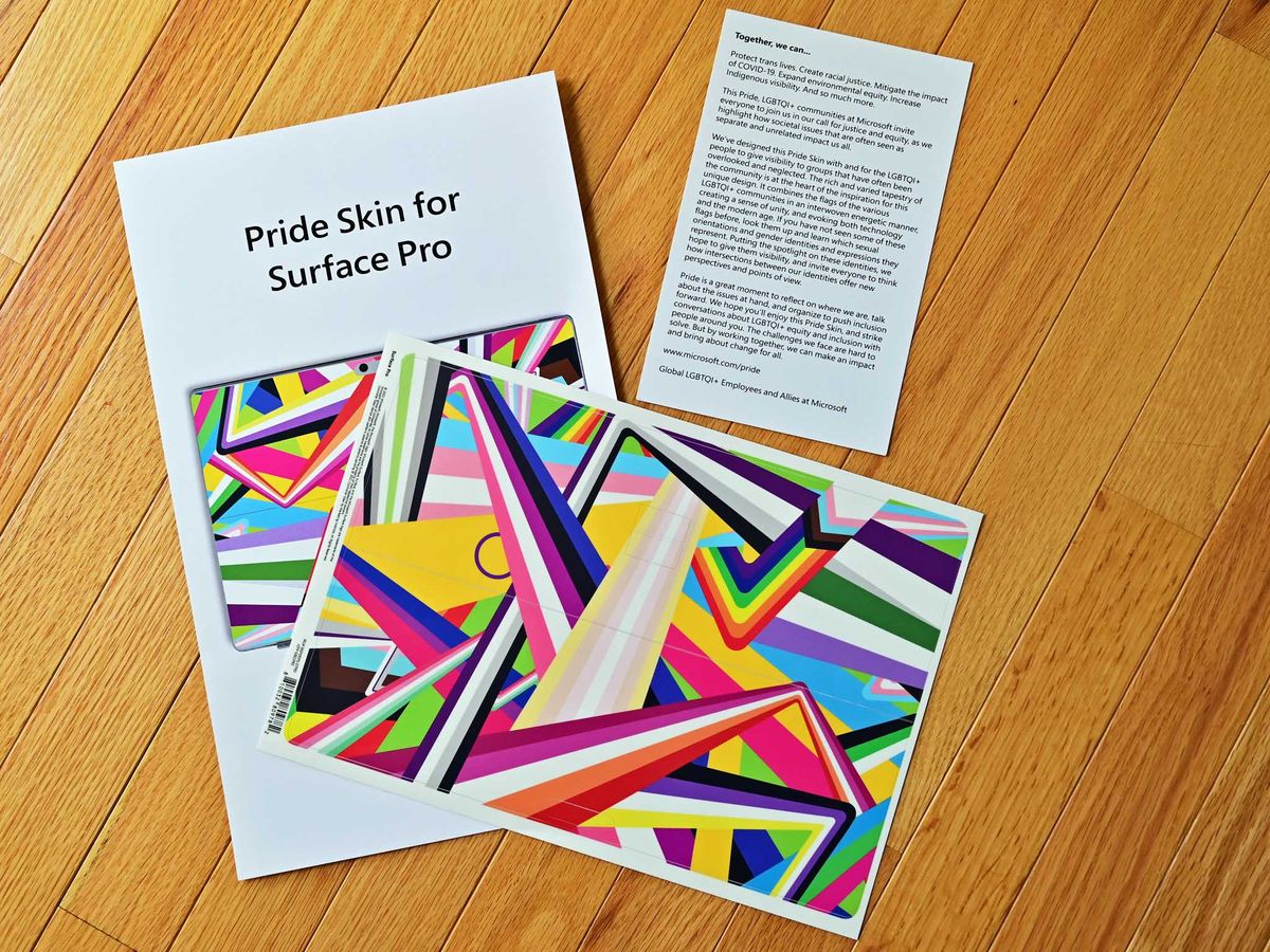 Microsoft Pride 2021 Surface Pro