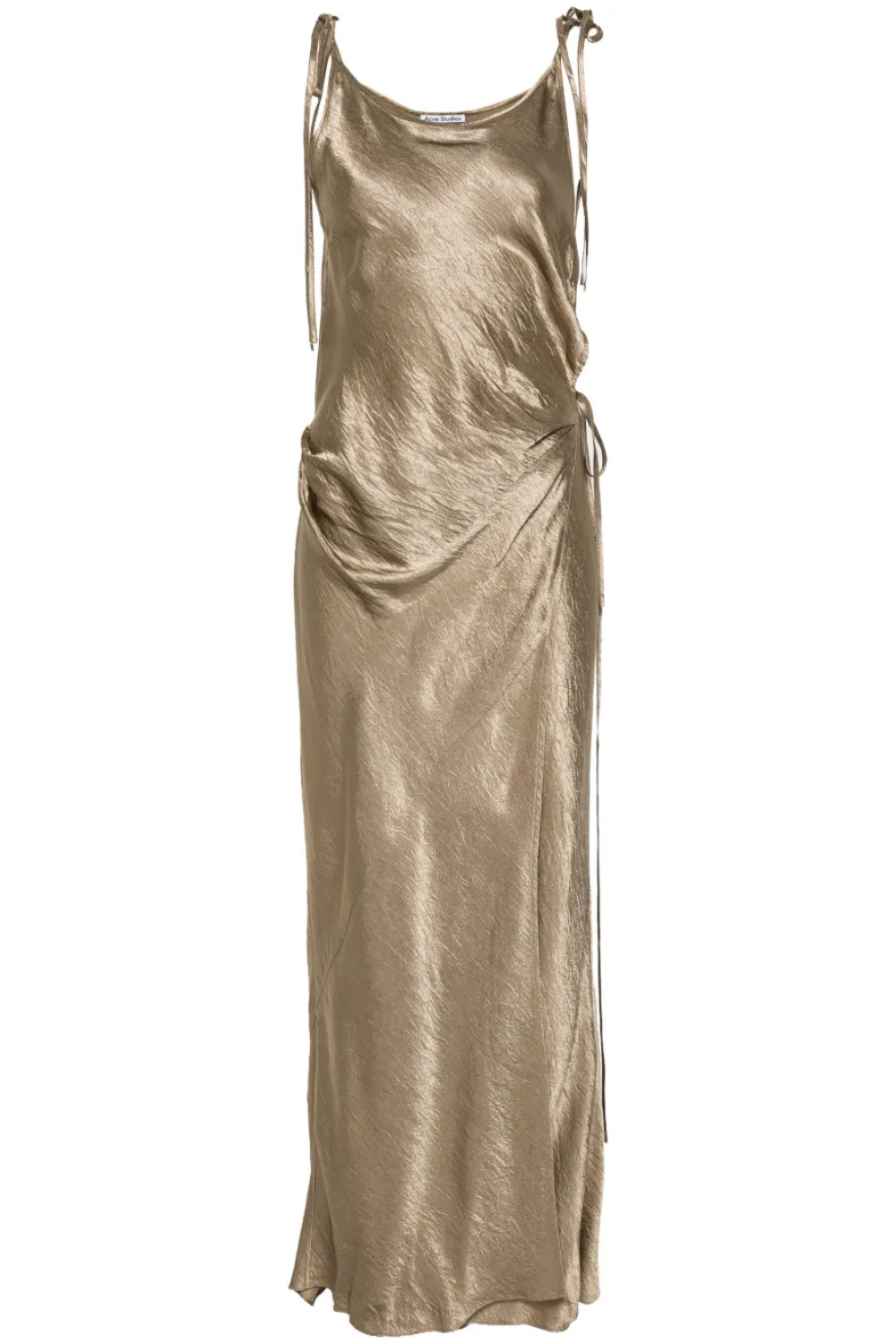 Acne Studios crinkled satin dress