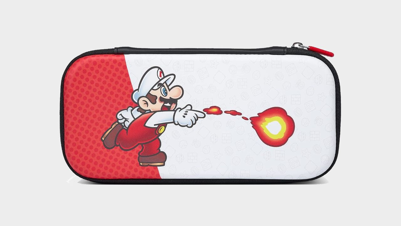 Mario styled PowerA Slim Case for Nintendo Switch