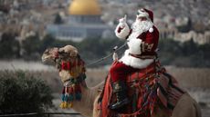 Santa on a camel 