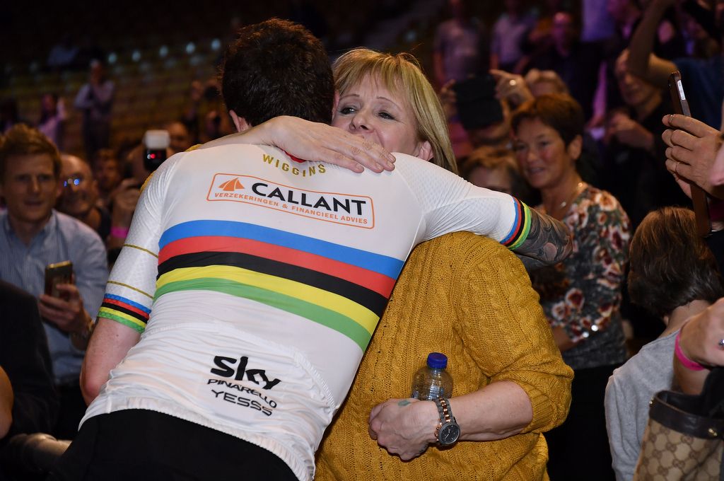 More hugs for Bradley Wiggins