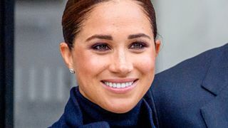 Meghan, Duchess of Sussex visits One World Observatory on September 23, 2021 in New York City.