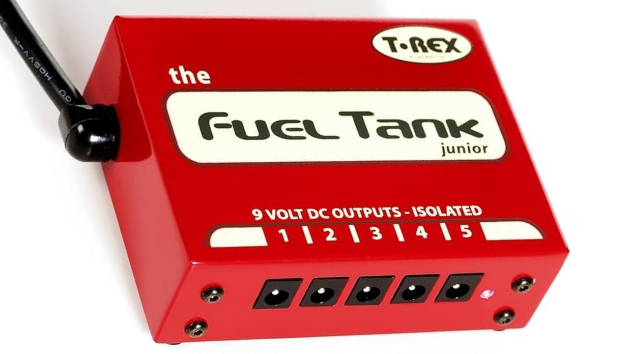 A T-Rex Fuel Tank Junior pedalboard power supply