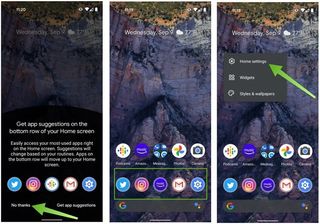 Android 11 Remove Suggested Apps Step 1