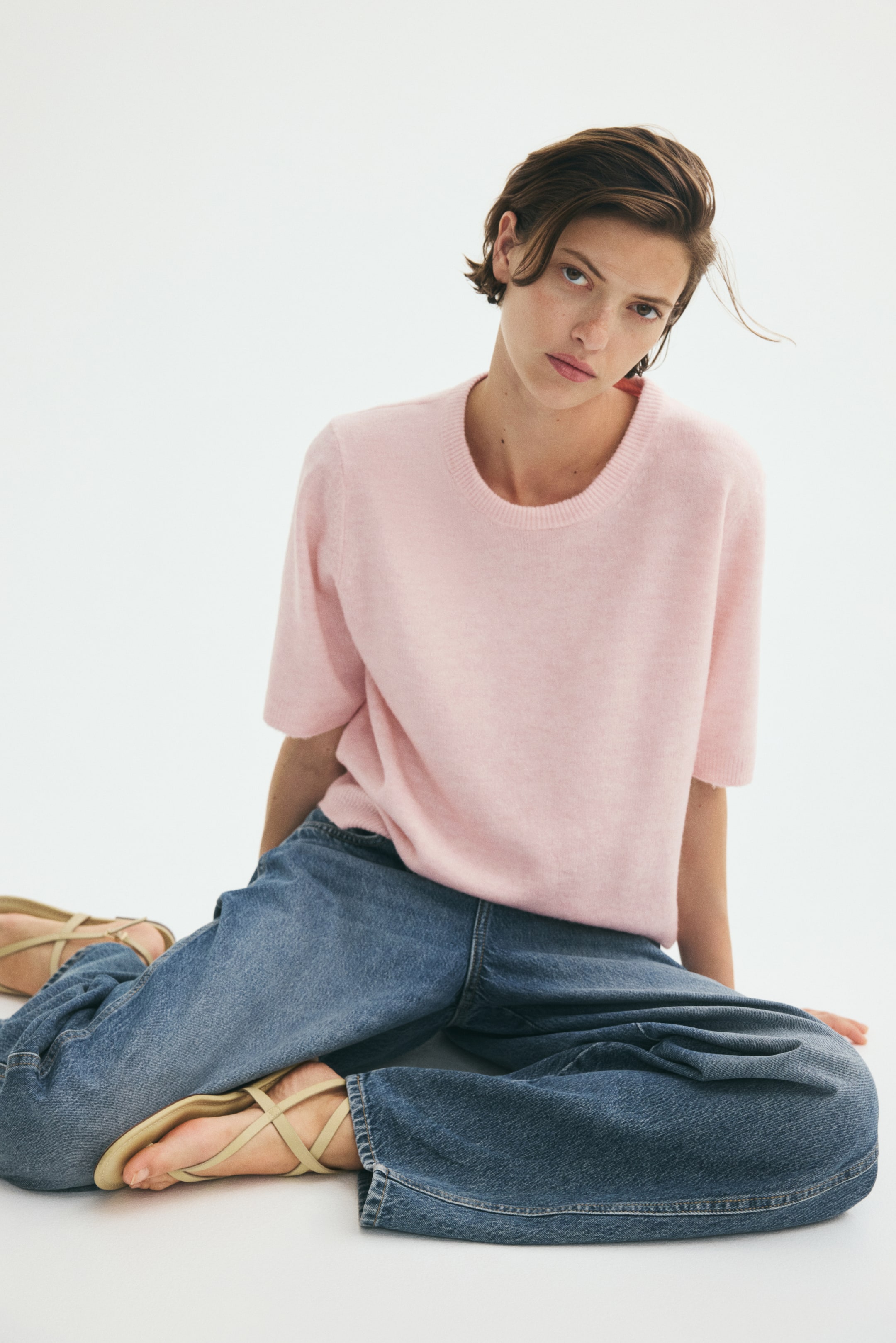 Fine-Knit T-Shirt