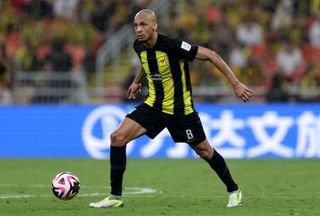 Fabinho in action for Al-Ittihad against Auckland City in the FIFA Club World Cup in December 2023.