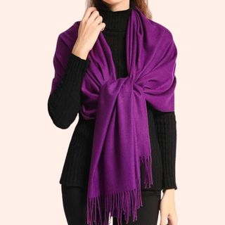 Image of purple scarf 