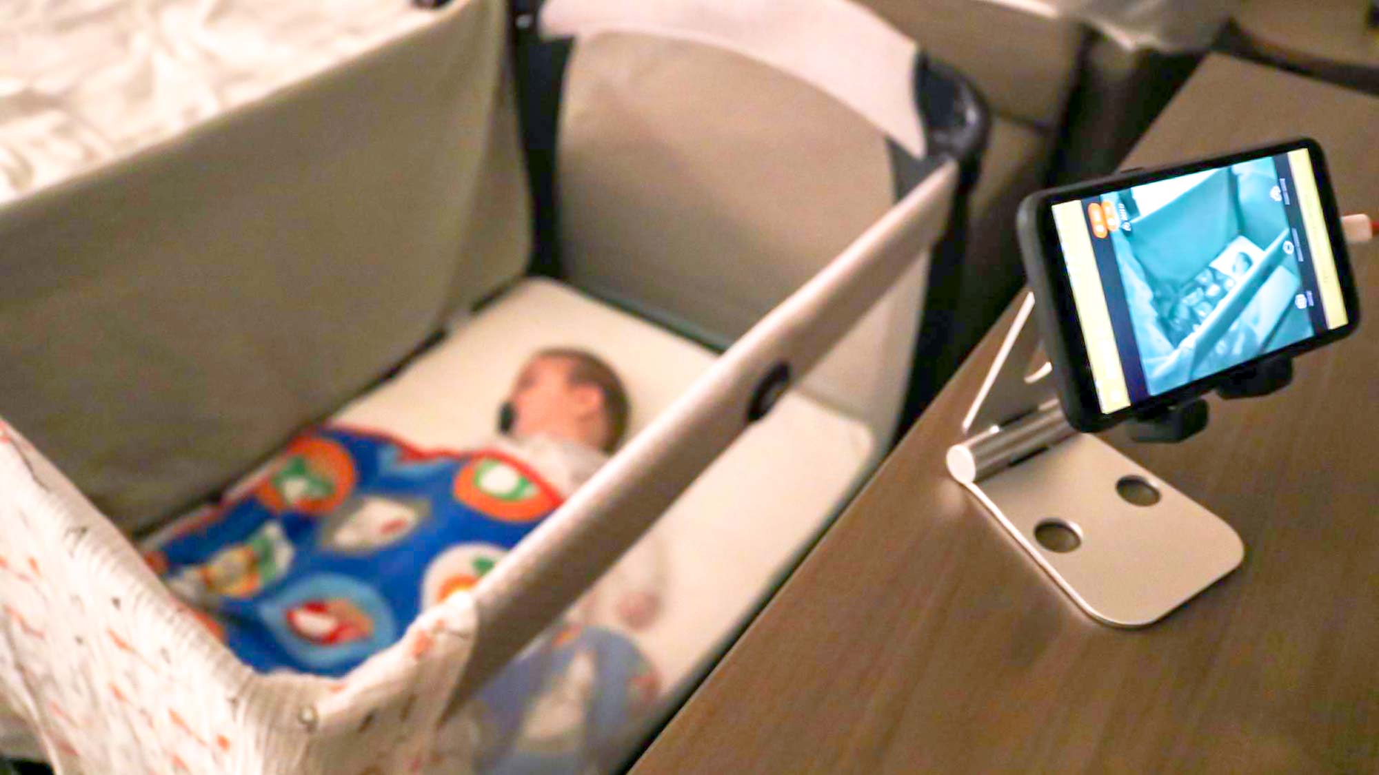 Baby monitor from smartphone