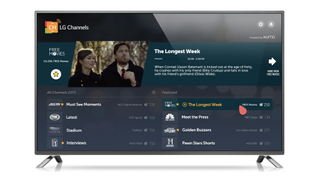 LG Channels interface