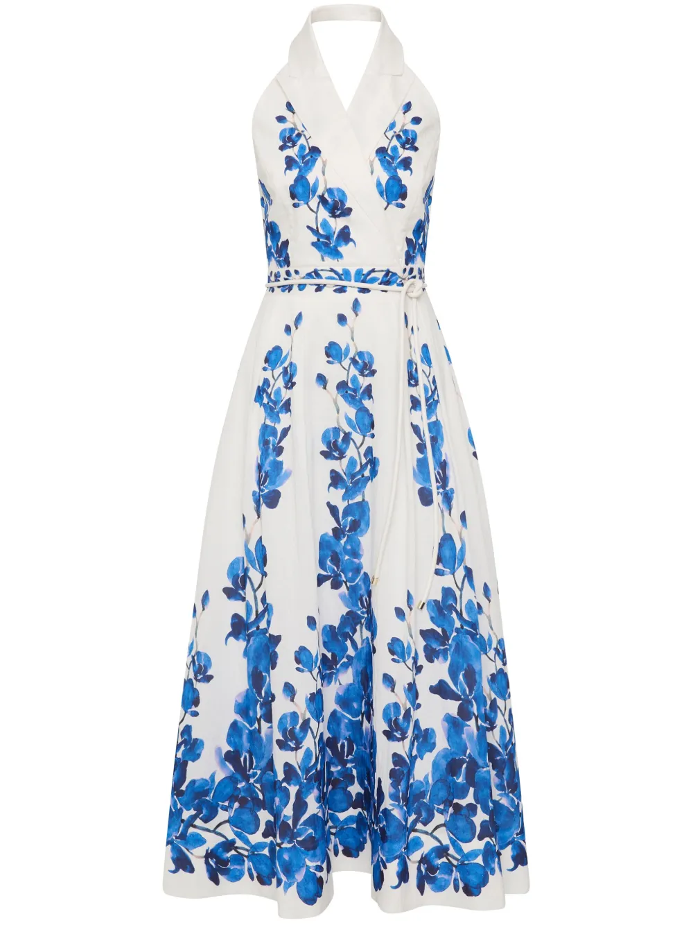 Floral-Motif Midi Dress | 8