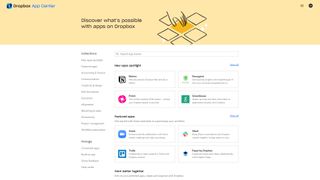 Dropbox App Center