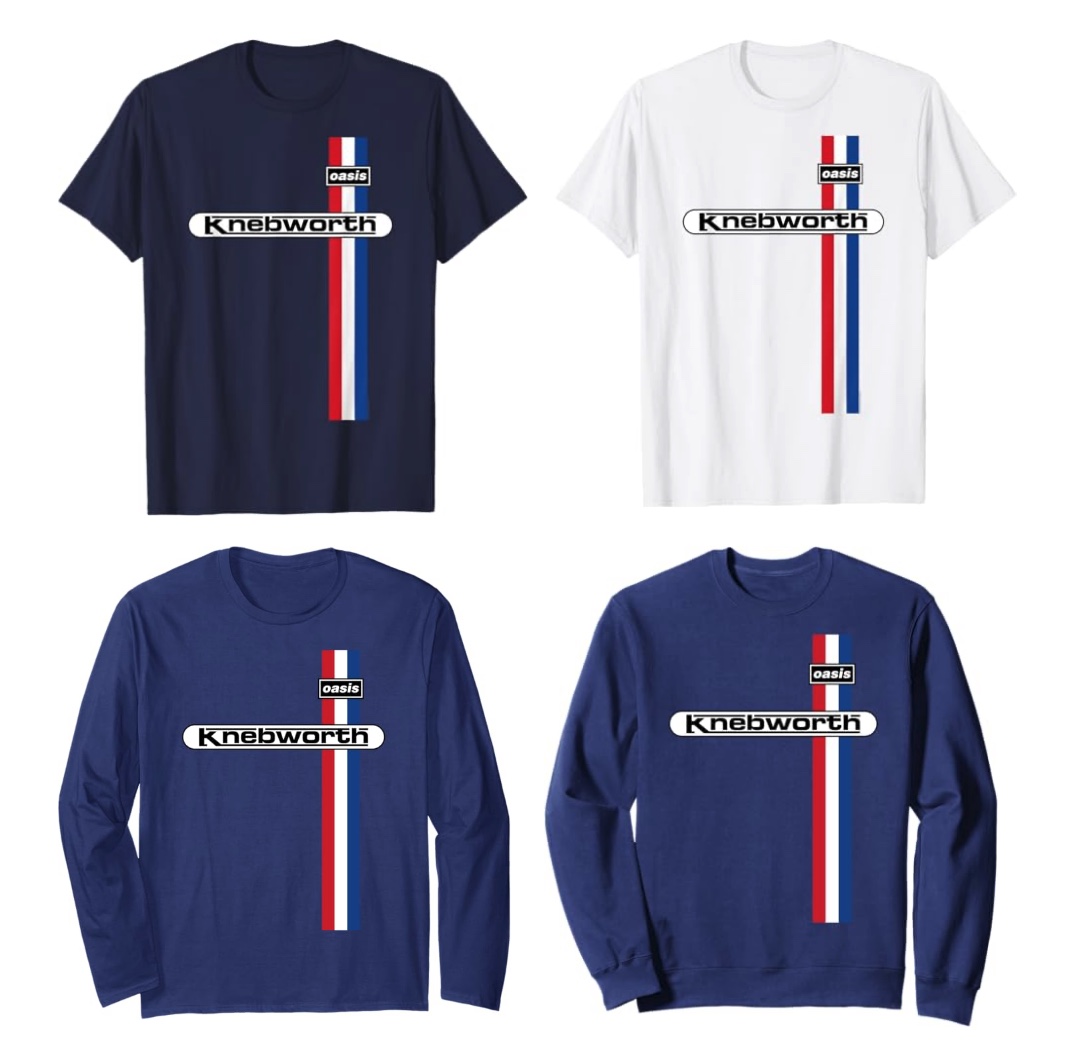 Oasis tour merch