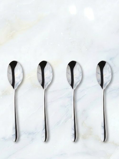 Stainless Steel Espresso Coffee Spoons, Set of 4