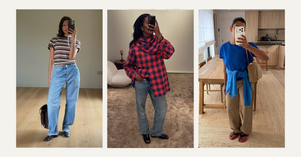 Autumn trends with jeans