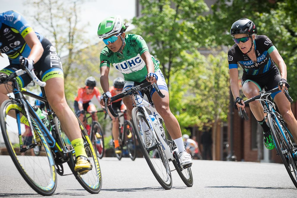 Coryn River in the green sprint jersey.