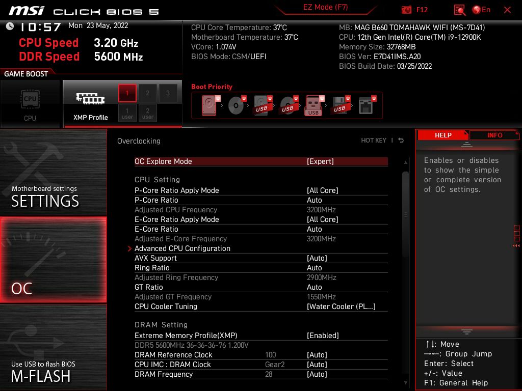 MSI MAG B660 Tomahawk WIFI