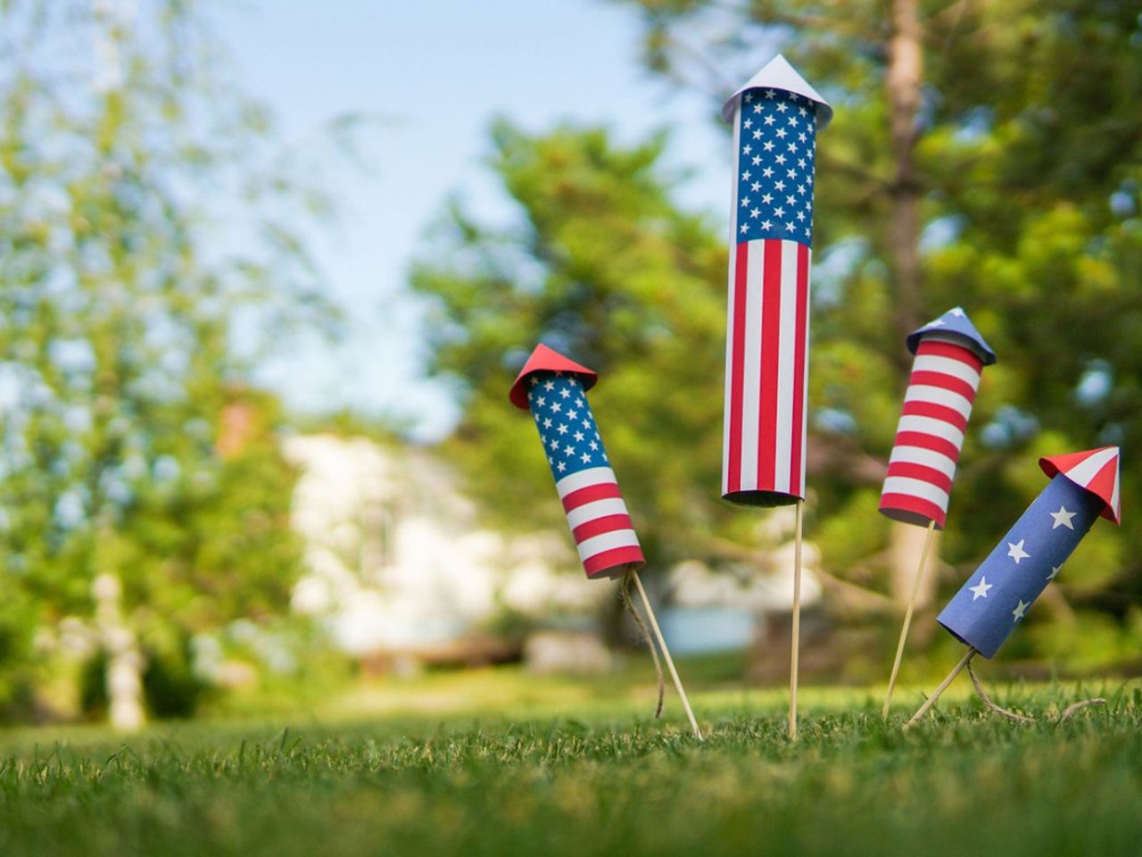 Memorial Day Lawn Decor