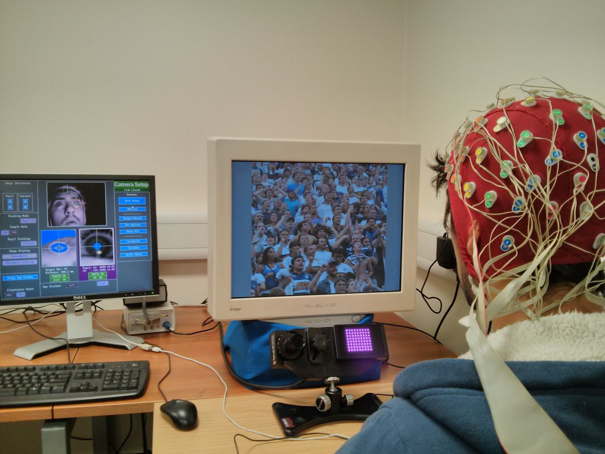 Eye-tracking and EEG experiment